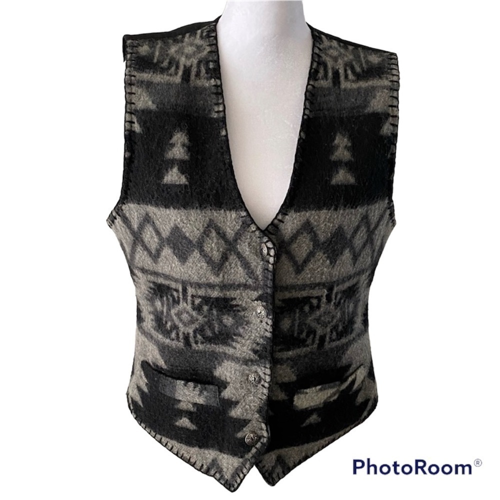 RARE Vintage Wool Erika Vest Size S